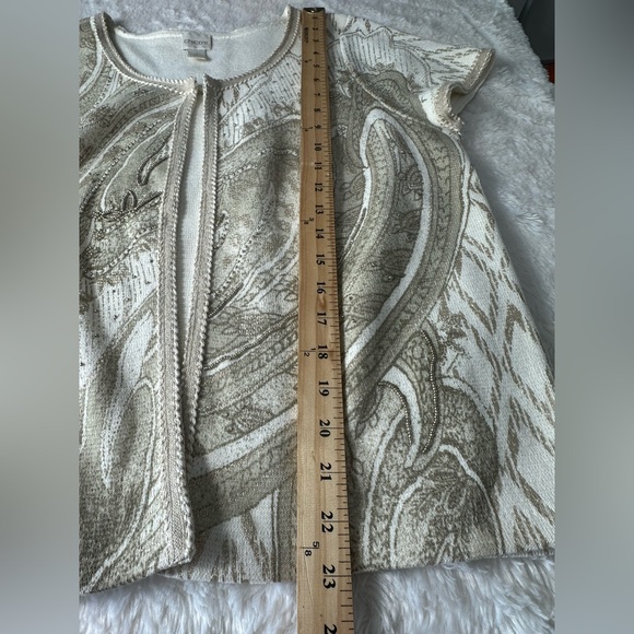 Chico's Cream Knit Top - Picture 6 of 11